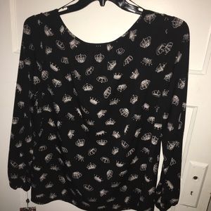 SOLD INDEPENDENTLY Thakoon Crown print dress shirt